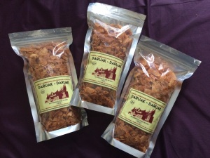 Daruak-Daruak, Cassava chips with rendang spices originally from Muaro Paneh, Solok - West Sumatra